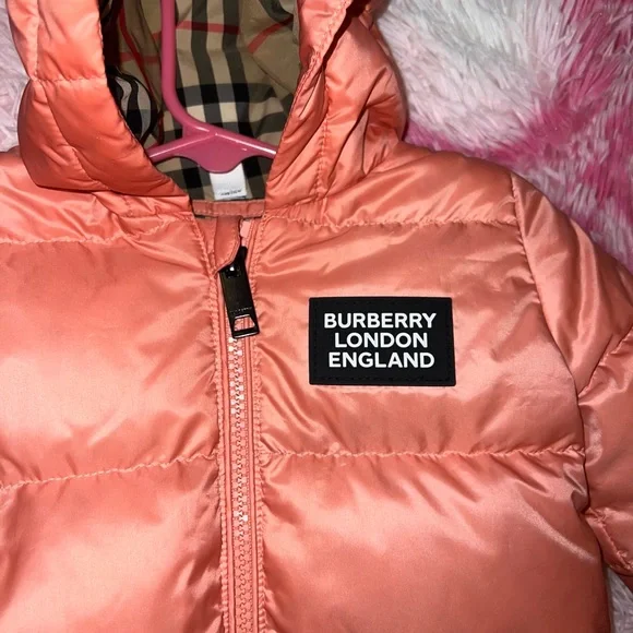 Authentic Burberry baby snow suit